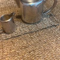 Teiera e lattiera argento Sheffield inizi ‘900