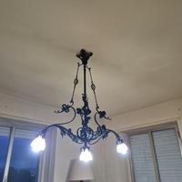 lampadario in ferro