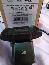 webcam HD con microfono 