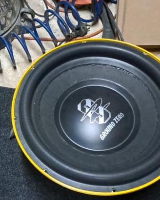 subwoofer ground zero 6500 spl in perfette condizi