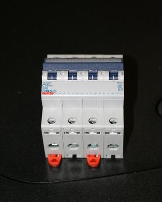 interruttore magnetotermico gewiss gw 92687 4p c16