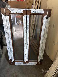 Finestra PVC GEALAN Effetto Noce Scuro