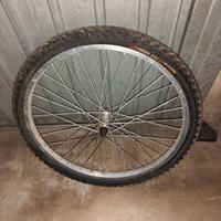 Ruota anteriore 24 Mountain bike sgancio rapido 