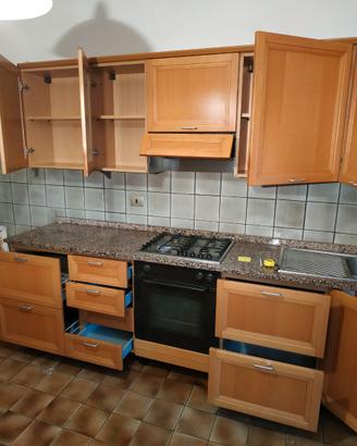 Cucina componibile top in granito ,