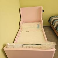letto allungabile ikea rosa con materasso