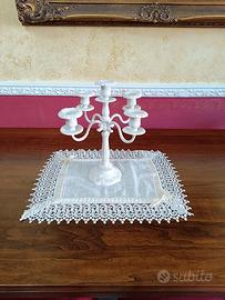Candelabro 5 braccia - Stile Shabby Chic