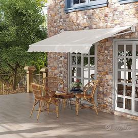 Tenda da Sole 3x2 m a Bracci ad Azionamento Manual