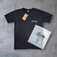 Stüssy T-Shirt Nera Taglia S –  Grafica Retrò 