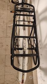 portapacchi posteriore bici x seggiolino bambino 
