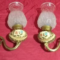 2pz Applique Vintage - Lampada da Parete 