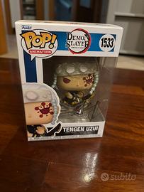 Funko di Tengen Uzui autografato dal doppiatore