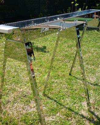 VASCA ARROSTICINI IN ACCIAIO INOX AM120 - ilSimo