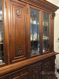 Mobile con vetrina per salone/soggiorno