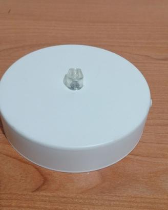 Rosone moderno in metallo per lampadario bianco
