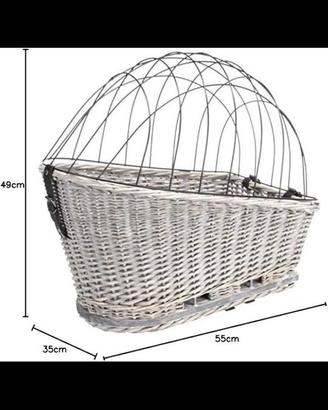 Cestino per cani bici