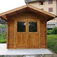 CASETTA IN LEGNO 2,5x2 (34mm) PORTA DOPPIA