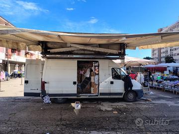Fiat ducato con tenda