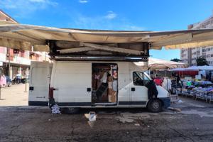 Fiat ducato con tenda