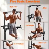 Power Tower Dip Station Barra Trazioni SPORTSROYAL