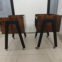 coppia di comodini, tavolini, tavolo laterale 