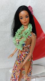Barbie Hawaiian 1976 made in Philippines.