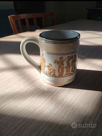 Tazza decorata, 24 k. Gold, DAKAS