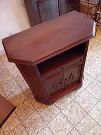 Mobiletto in legno arte povera 