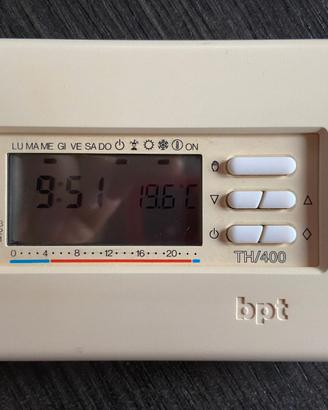 Cronotermostato settimanale digitale BPT TH400 BB