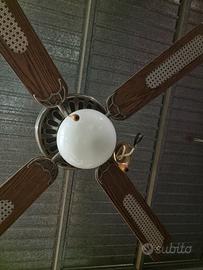 lampadario ventilatore 