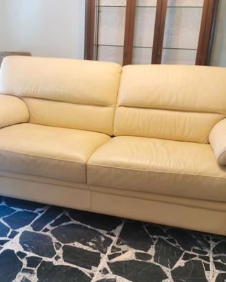 Divani in pelle da due e tre posti