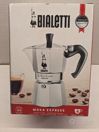 Caffettiera Bialetti moka express 4 tazze nuova
