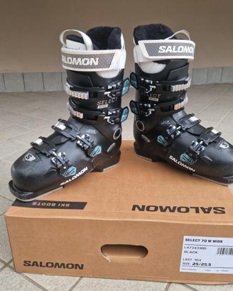 Scarpone sci 25 / 25.5 Salomon 70 W wide