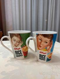 Set 2 tazze Mug Kallogg’s Rice Krispies Vintage