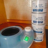 Scalda cera + 4 barattoli cera liposolubile 400ml