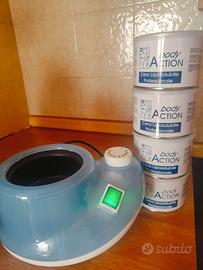 Scalda cera + 4 barattoli cera liposolubile 400ml