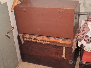 Bauli vintage antiquariato antico