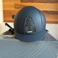 Casco Equitazione Kep Italia SMART Blu Nuovo