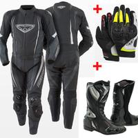 Tuta divisibile moto + guanti + stivali prexport