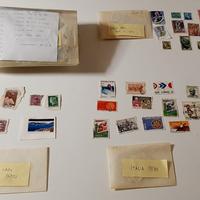 Francobolli epoca 900 e anni 2000