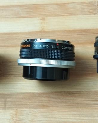 Duplicatore di focale per obiettivo fotocamera