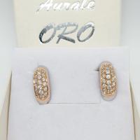 COD.770A.25 ORECCHINI 2 ORI 18K 750 BRILLANTI