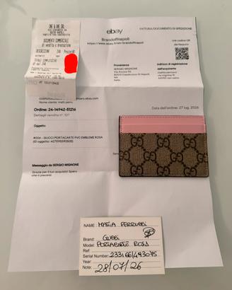 Porta carte Gucci
