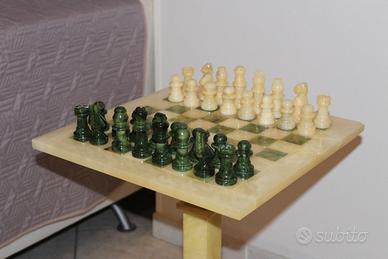 Scacchiera vintage onice anni 80