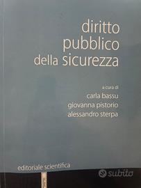 Libro diritto pubblici della sicurezza