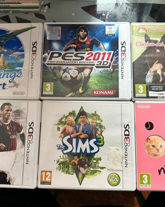 Lotto di 6 giochi Nintendo 3ds come nuovi