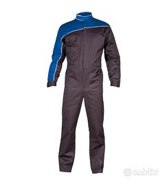 Tuta pilota, auto, kart, meccanico - Grigia - 3XL