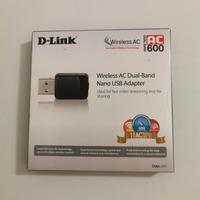 adattatore Nano USB Wireless AC Dual-band D-Link