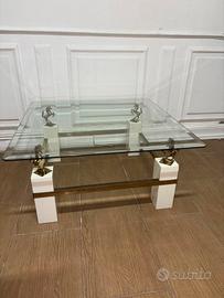 Tavolino vintage con cavalli