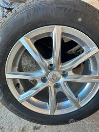 CERCHI IN LEGA R16 + GOMME NUOVE ORIGINALI