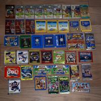 Lotto 122 bustine vuote figurine CALCIO diversi